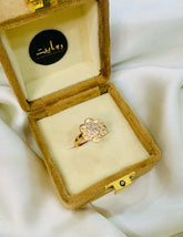 Zircon Ring-66 (Golden)